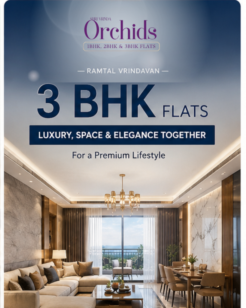 3 bhk flat in vrinda orchids