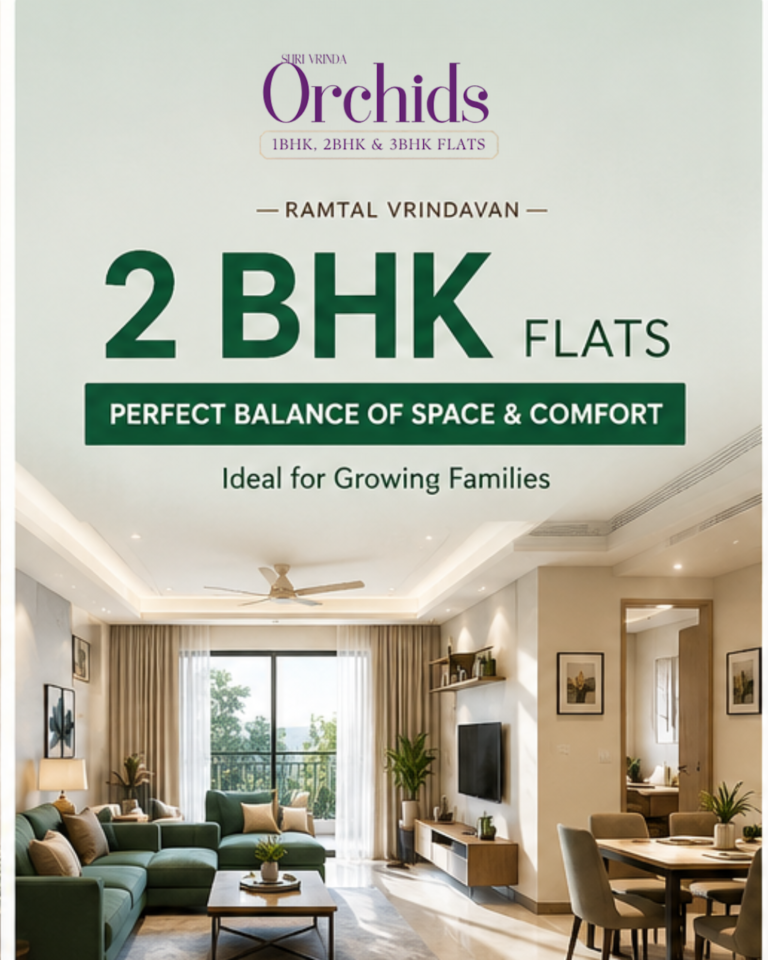2 bhk flat in vrinda orchids