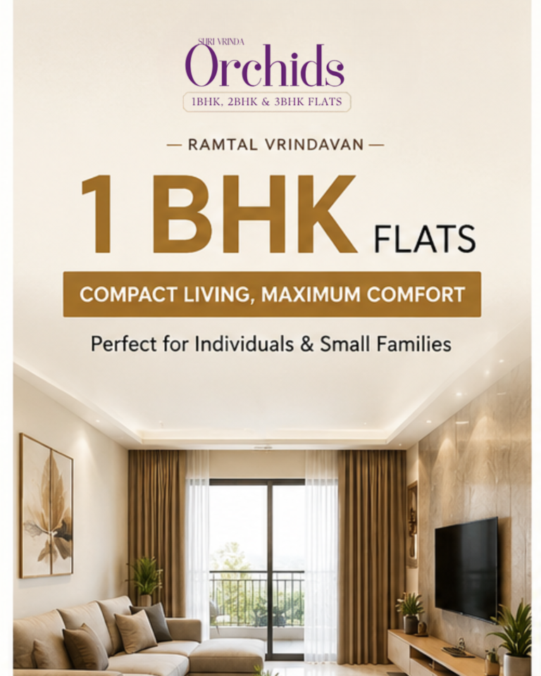 1 bhk flast in vrinda orchids